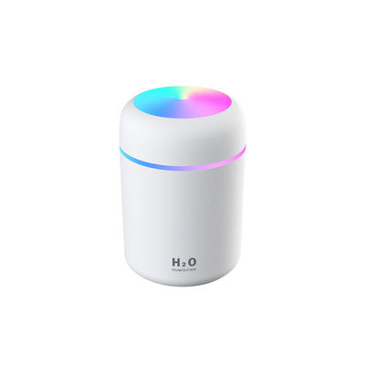 Humidificador USB portátil H2O de mesa con luz LED de estado de ánimo y funcionamiento de bajo ruido de 36 dB