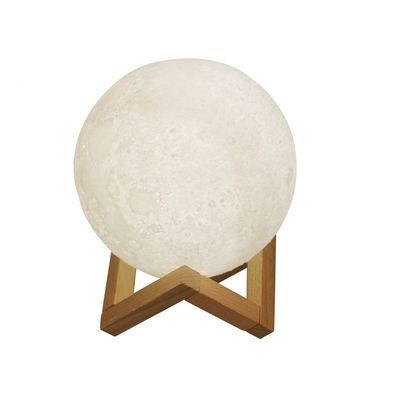 2021 Best Seller Buena lámpara de luz de luna de impresión 3D con control remoto de modo interruptor