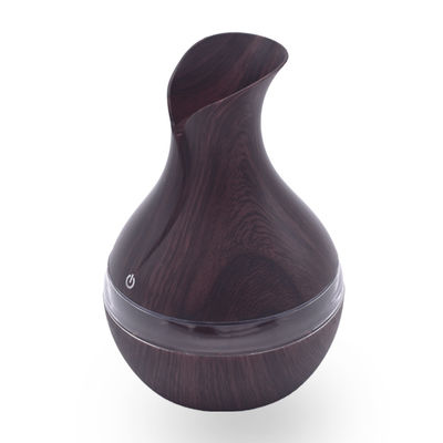 Compacto 300ml diseño de jarrón de flores de madera Ultrasonido humidificador difusor para el hogar