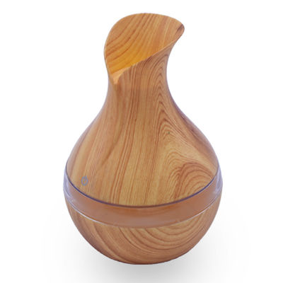 Compacto 300ml diseño de jarrón de flores de madera Ultrasonido humidificador difusor para el hogar