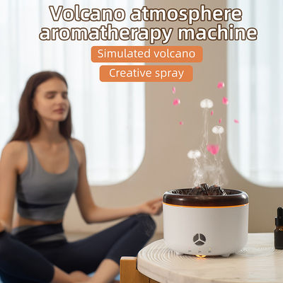 12W Negro Blanco Color 3D Llama 2.0 Ultrasonido Volcán Difusor de Aroma Humidificador 2023
