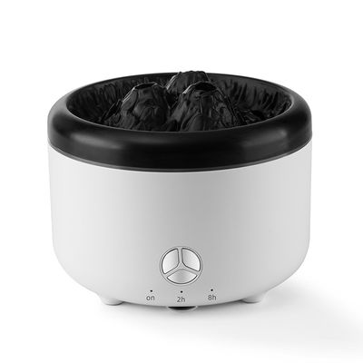 12W Negro Blanco Color 3D Llama 2.0 Ultrasonido Volcán Difusor de Aroma Humidificador 2023
