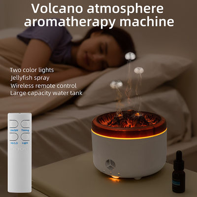 2023 Flame Volcano Humidificador de aire Diffuser de aroma Promoción de Navidad con control remoto