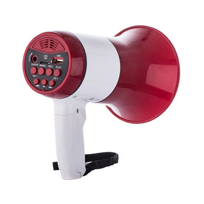 Mejor vendedor 20W de plástico Cheer Megafono recargable con audio de dos vías