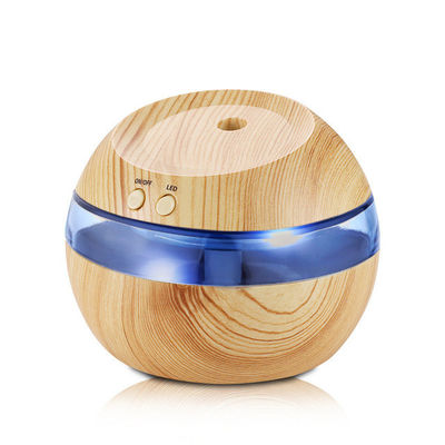 Difusor de aroma eléctrico de grano de madera portátil de 300 ml para control de humedad controlado por aplicación