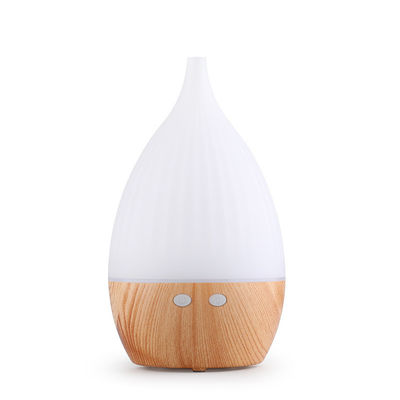 Humidificador ultrasónico 2022 Escritorio 5V USB portátil Difusor de aceite esencial de grano de madera 160ml con luz LED
