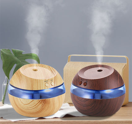 3W portátil de 130 ml de grano de madera mini atomizador ultrasónico USB humidificador de aire