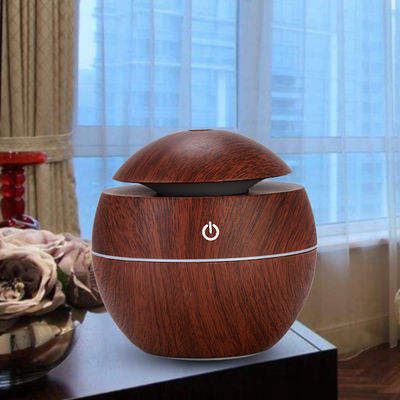 Otras funciones Mini portátil de ultrasonido USB 130ML Humidificador de granos de madera con luz led