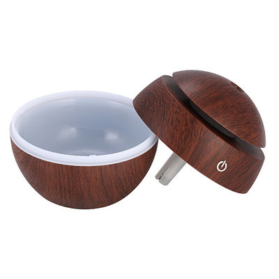 Otras funciones Mini portátil de ultrasonido USB 130ML Humidificador de granos de madera con luz led