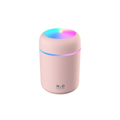 Mini refrigerador de aire portátil de 5V con luz LED de cambio de color y humidificación ultrasónica