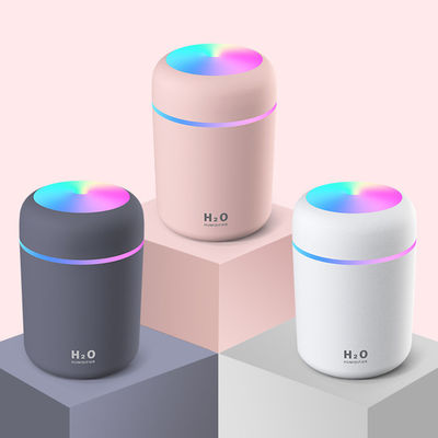 Mini refrigerador de aire portátil de 5V con luz LED de cambio de color y humidificación ultrasónica