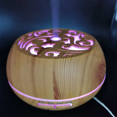 Humidificador de grano de madera 2022 Diffuser de aceite aromático con gran capacidad y estilo vintage