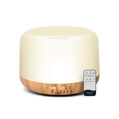 Humidificador de aire por ultrasonido de 12W portátil de tamaño pequeño de 300 ml de grano de madera