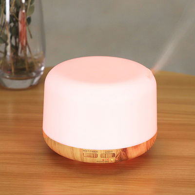 Humidificador de aire por ultrasonido de 12W portátil de tamaño pequeño de 300 ml de grano de madera