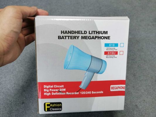 619U BT Megafono portátil inalámbrico Bluetooth con soporte USB y micrófono incorporado