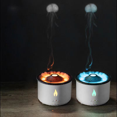 Aroma y humidificación para el hogar con el difusor de fuego de aceite esencial de volcán de llama 3D