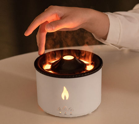 Aroma y humidificación para el hogar con el difusor de fuego de aceite esencial de volcán de llama 3D
