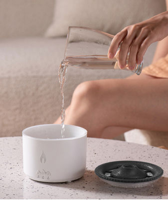 Aroma y humidificación para el hogar con el difusor de fuego de aceite esencial de volcán de llama 3D