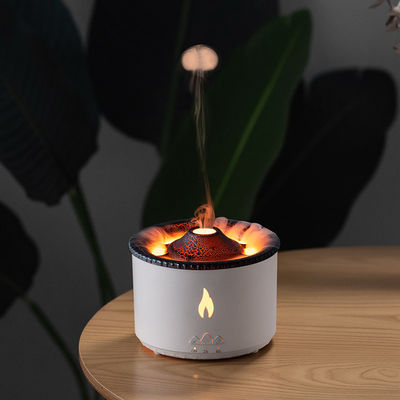350ml Capacidad 3D efecto de llama Volcán Humidificador de aire Diffuser de aroma para fragancias para el hogar