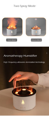 12W de potencia 2023 Amaz 24V Ultrasonido Volcán Vaporizador Aroma Diffuser Humidificador 3D Llama