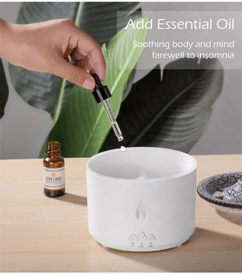 12W de potencia 2023 Amaz 24V Ultrasonido Volcán Vaporizador Aroma Diffuser Humidificador 3D Llama