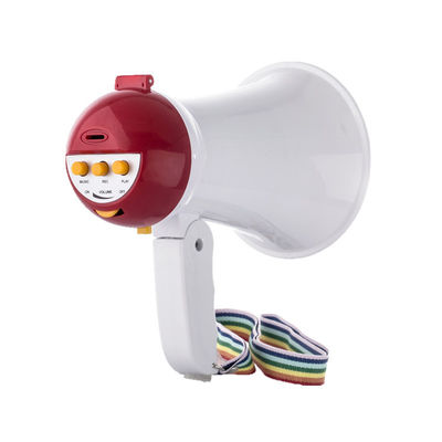 Megafono de plástico portátil de 5W con batería de mano