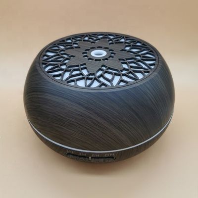 550 ml de cambio de color de madera LED humectante de aceite esencial de aroma difusor 24V Capacidad&gt; 200 ml
