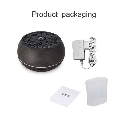 550 ml de cambio de color de madera LED humectante de aceite esencial de aroma difusor 24V Capacidad&gt; 200 ml