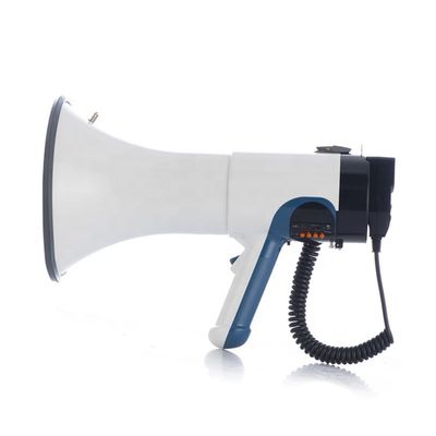 1 Canal 2022 80W 12V Megafono recargable portátil con sirena Sin resistencia al agua