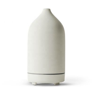 2021 Mejor vendedor 100 ml difusor de aroma cerámico de piedra ultrasónica con función de tiempo