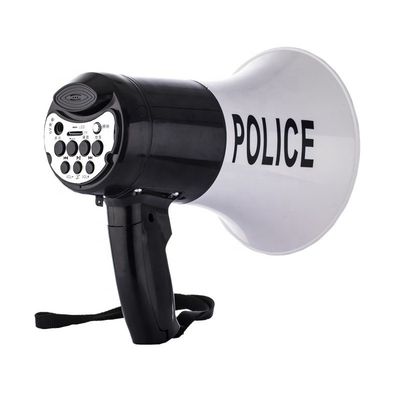 Megafono recargable inteligente de 30 W para fuerzas armadas y necesidades de seguridad